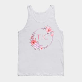 Logo Collection - Tanglewood Creations Logo (Flower Crown & Initials) Tank Top